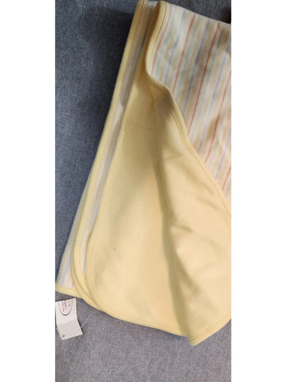 Talbots Kids 9M 3 PC Set Long Sleeve Snap Back Baby Bib Blanket One Piece NEW